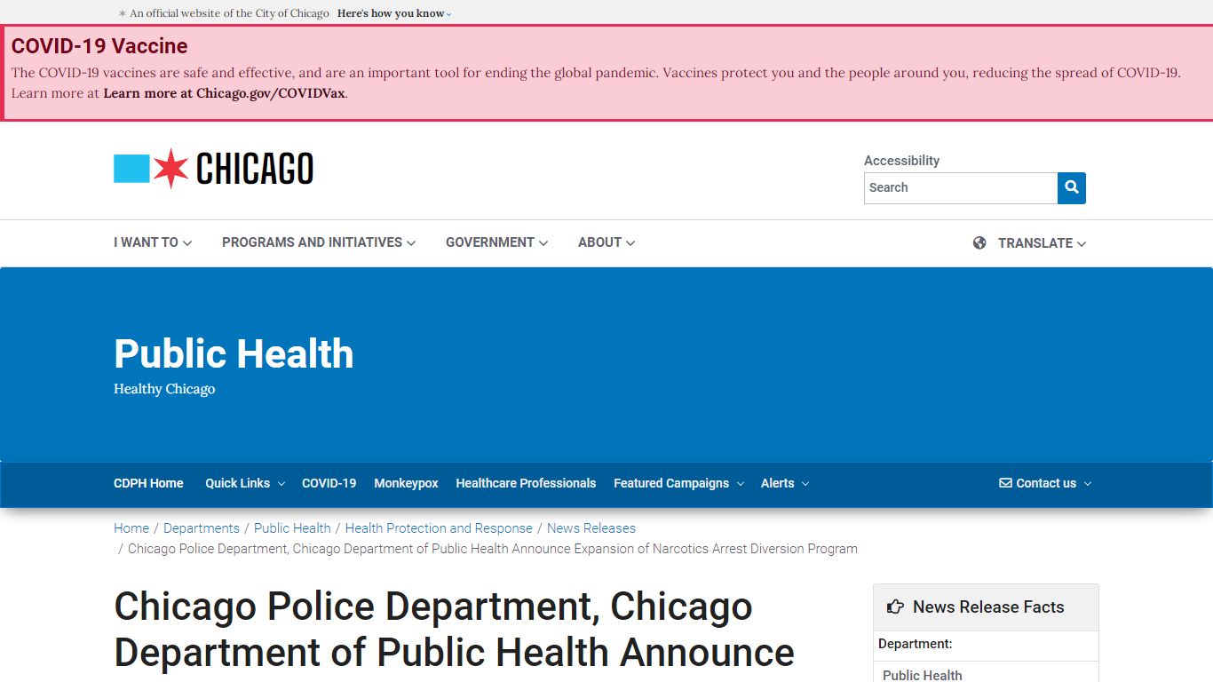 City of Chicago :: Chicago Police Department, Chicago Department of ...